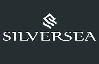 Silversea cruise line logo on dark background